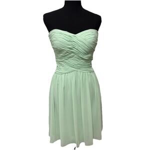 sachin and babi light blue dress Women's short Floral Chiffon dress cake skirt